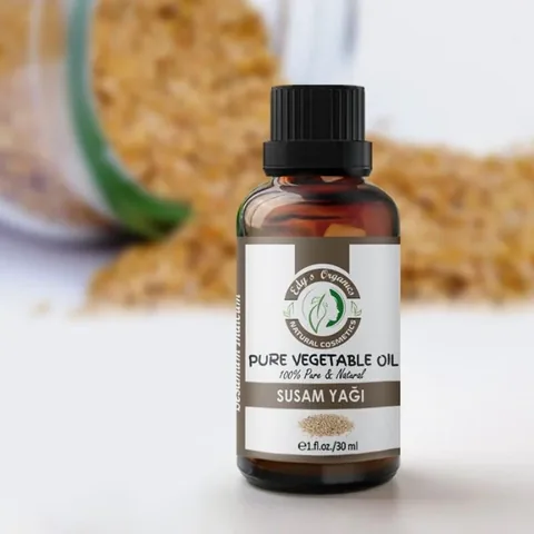 Edys Organics زيت السمسم النقي من إيديس أورجانيكس 30 مل، معصور على البارد وطبيعي