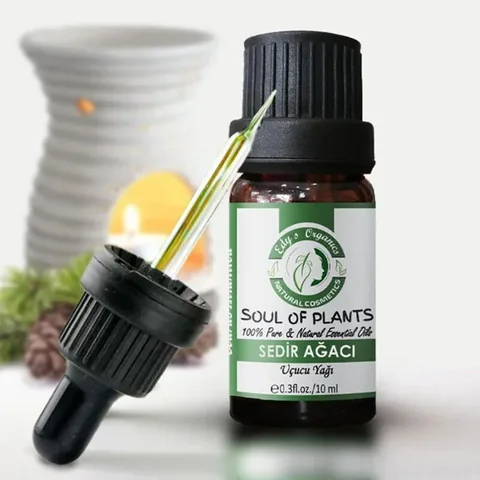 Edys Organics زيت خشب الأرز العطري من إيديز أورجانيكس ١٠ مل علاج عطري نقي وطبيعي