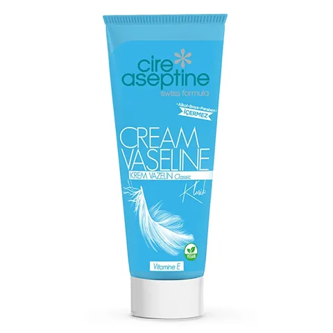 Cire Aseptine كريم سير أسيبتين الكلاسيكي مع الفازلين وفيتامين هـ 75 مل