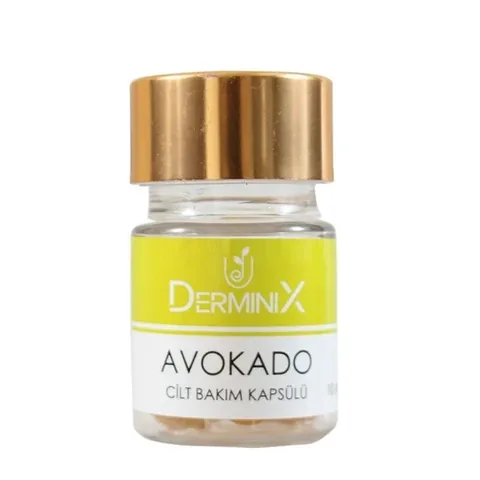 Derminix Avocado Hautpflegekapseln für strahlende, jugendliche Haut