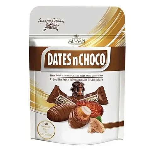 Schokoladenüberzogene Datteln von Dates N Choco, 90g