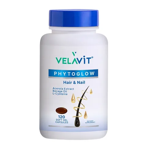 Velavit Phytoglow Haar- und Nagelunterstützung - 120 Weichkapseln