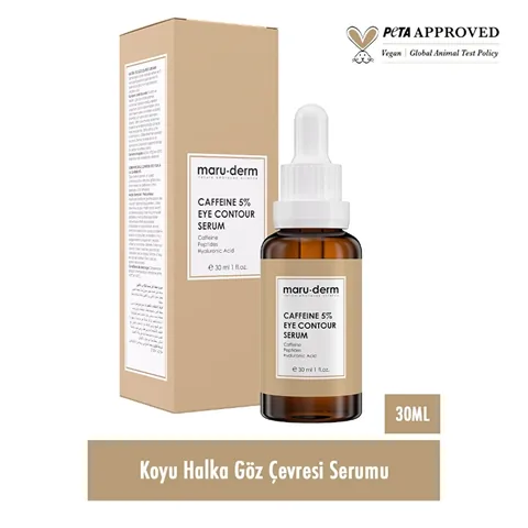 Maruderm Caffeine %5 + Peptides + Hyaluronic Acid Eye Contour Serum 30 ml