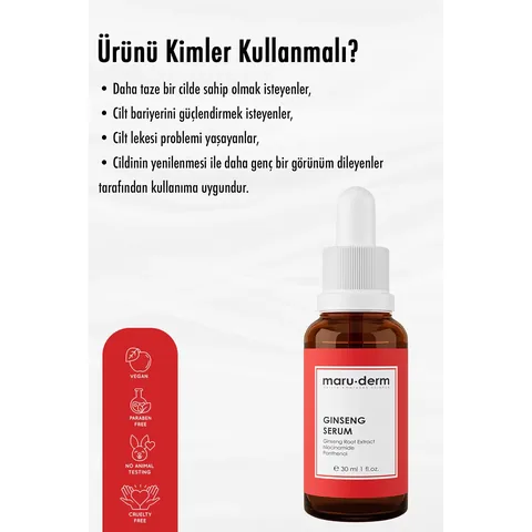 Сыворотка для кожи с женьшенем Maruderm 30 мл