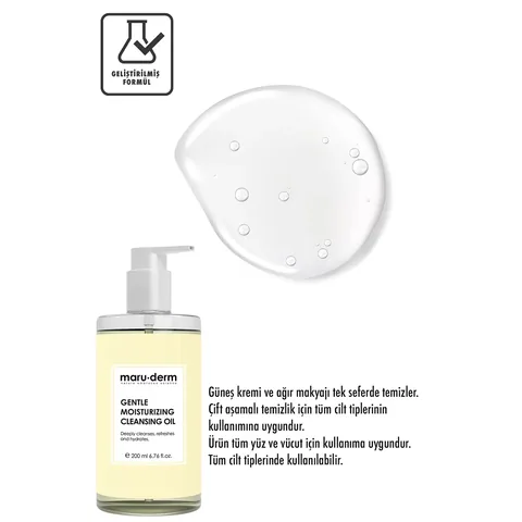Maruderm Reinigungsöl für Gesicht und Körper - 200ml