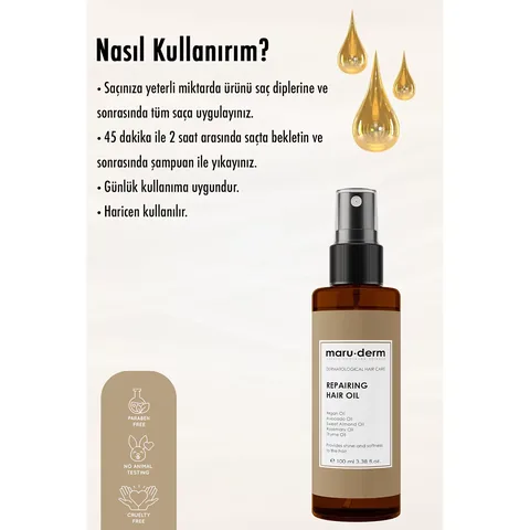 Maruderm Reparierendes Haaröl 100ml