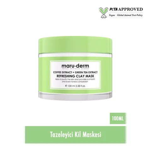 Maruderm Coffee Extract + Green Tea Extract Refreshing Clay Mask 100 ML