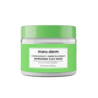 Maruderm Coffee Extract + Green Tea Extract Refreshing Clay Mask 100 ML