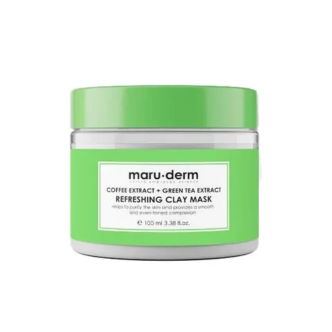 Глиняная маска с экстрактом кофе и зеленого чая Maruderm 100 мл