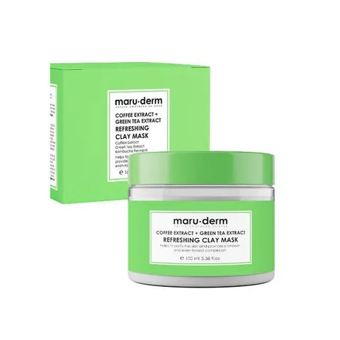 Maruderm Coffee Extract + Green Tea Extract Refreshing Clay Mask 100 ML