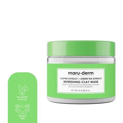 Maruderm Coffee Extract + Green Tea Extract Refreshing Clay Mask 100 ML