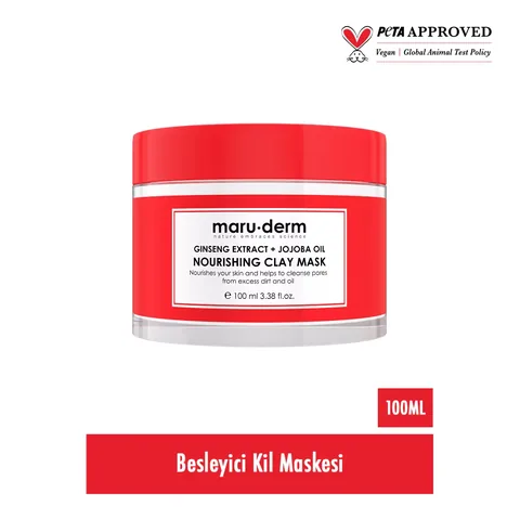 Maruderm قناع الطين من ماروديرم بخلاصة الجينسنغ وزيت الجوجوبا 100 مل