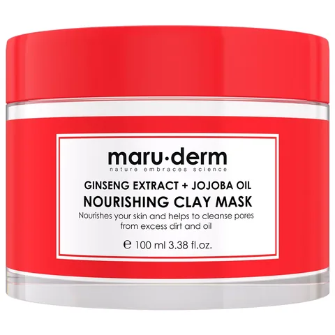 Maruderm قناع الطين من ماروديرم بخلاصة الجينسنغ وزيت الجوجوبا 100 مل