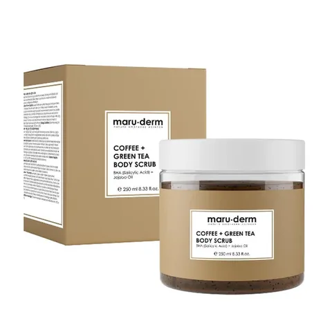 Maruderm مقشر الجسم ماروديرم بخلاصة القهوة والشاي الأخضر 250 مل