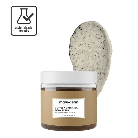 Maruderm مقشر الجسم ماروديرم بخلاصة القهوة والشاي الأخضر 250 مل