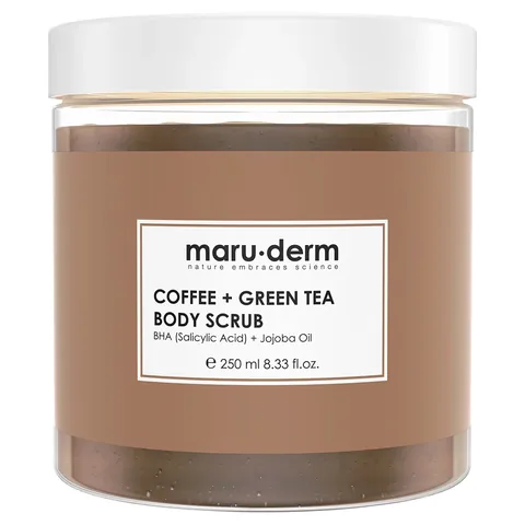 Maruderm مقشر الجسم ماروديرم بخلاصة القهوة والشاي الأخضر 250 مل