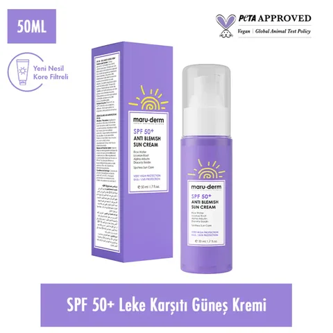 Maruderm Spf50+ Anti-spot Sunscreen 50 ml