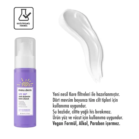 Maruderm Spf50+ Anti-spot Sunscreen 50 ml
