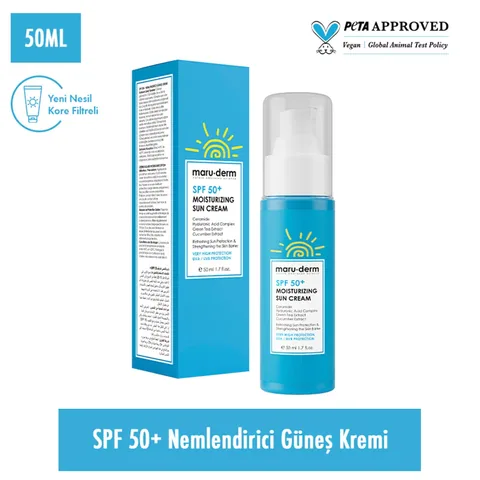 Maruderm Spf50+ Moisturizing Sunscreen 50 ml