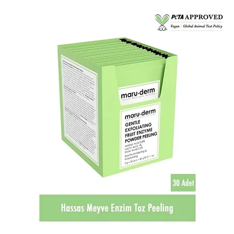 Maruderm AHA Meyve Enzim Hassas Toz Peeling 60 gr