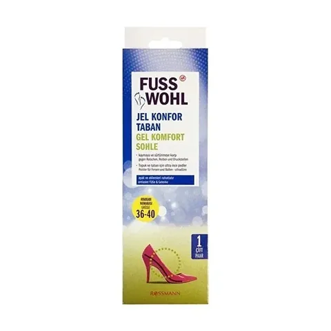 Стелька гелевая Fusswohl Comfort 1 шт.