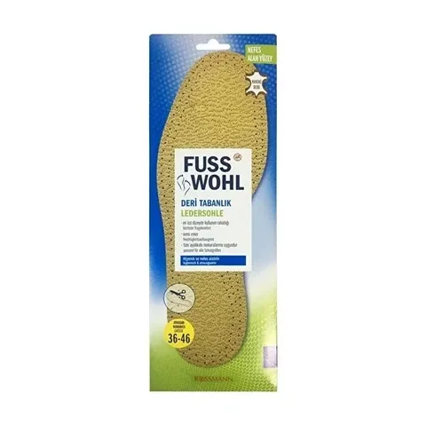 Стелька из кожи Fusswohl 1 шт.