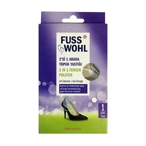 Подушка для пятки Fusswohl 2в1 Нижняя и верхняя пятка 1 шт