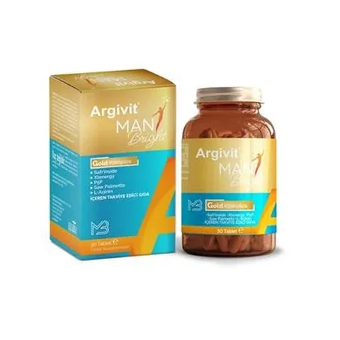 Argivit أرجيفيت مان برايت جولد كومبلكس 30 قرصًا