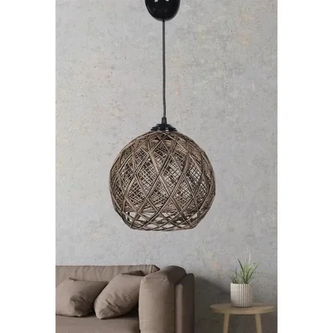 HMY Design Jute Schwarz Kronleuchter