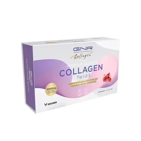 مكمل غذائي كولاجين هيدروليز من جنر كولاجين بنكهة الرمان 30 ظرف Gnr Collagen