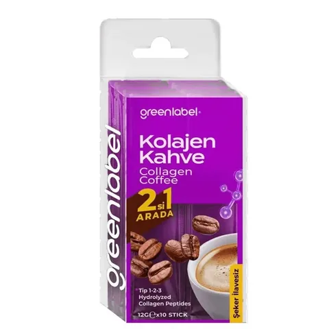 Кофе с коллагеном Greenlabel 12 г x 10 шт.