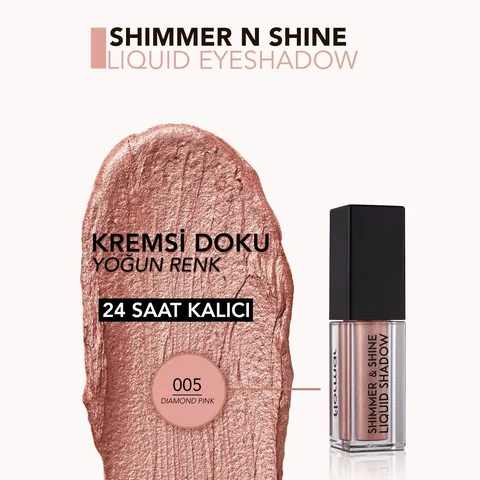 Flormar Glitzer Flüssig Lidschatten #005 - Auffälliger Glamour Glanz