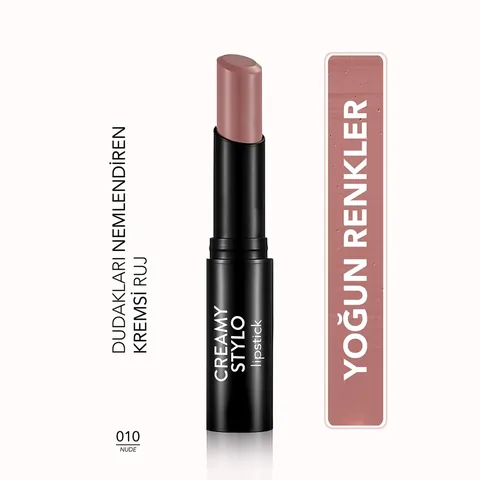 Flormar Creamy Stylo Moisturizing Lipstick 010 nude
