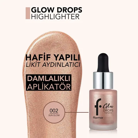 Flormar Glow Drops Mineral Illuminator Flüssigkeit 02