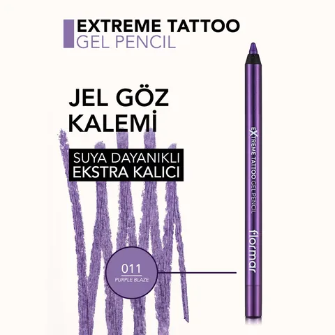 Flormar Extreme Tattoo Gel Eyeliner - Lila Blaze