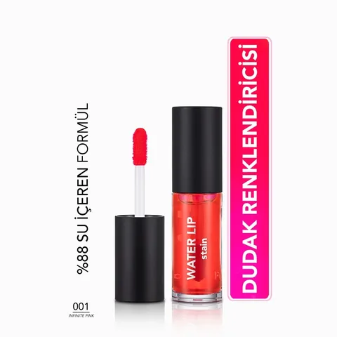 Flormar Water Lip Stain 001 infinite Pink