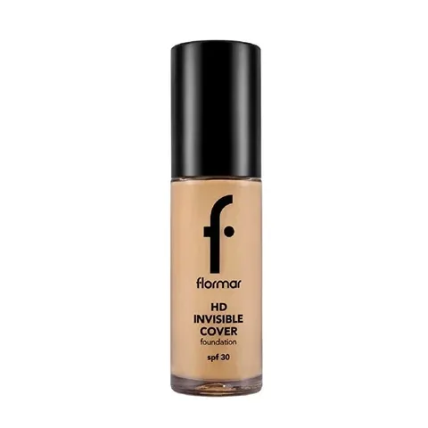 Фонд для лица Flormar Невидимое покрытие HD SPF30 - Сияющий финиш 30г