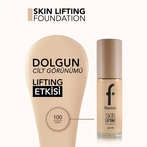 Фонд для лица Flormar Лифтинг 100 песок