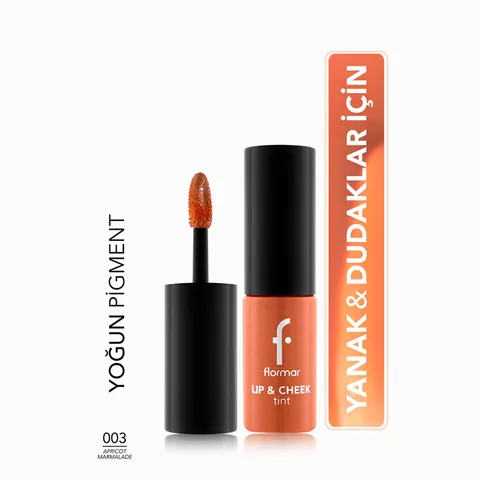 Flormar Multi-Purpose Water Based Tint Lip & Chee 003 Apricot Marmalade 6.9 ml