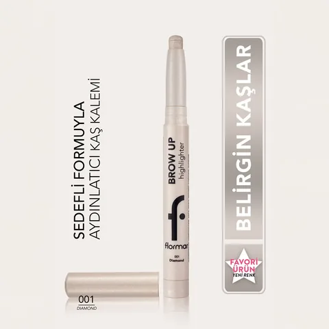 Карандаш для выделения под бровями Flormar Brow Up Soft Texture &amp; Intense Shine 001 Diamond