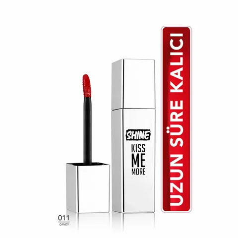 Flormar Shine Kiss Me More Long Lasting & Shiny Finish Liquid Lipstick 011 candy