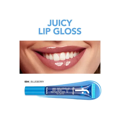 Flormar Juicy Lip Gloss 004 Blaubeere - Hydratischer Glanz