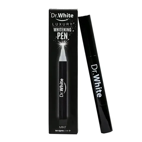 Dr. White قلم تبييض الأسنان دكتور وايت أسود 2 مل