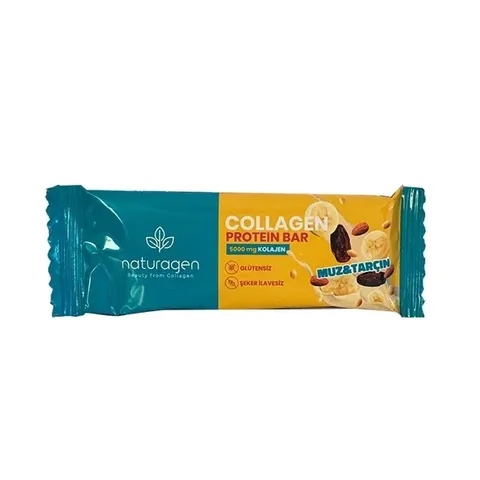 Naturagen Bananen-Zimt Kollagen Proteinriegel 35mg