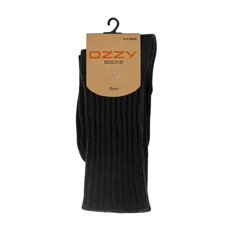 Ozzy Socks Women's Wool Black Socks 36/40