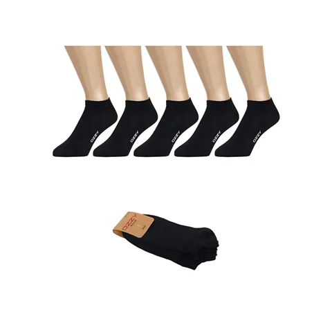 Ozzy Herren 5er-Pack nahtlose Baumwoll-Sneaker-Socken