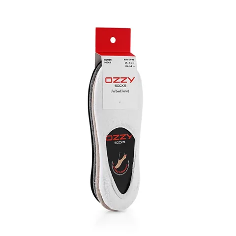 Ozzy Socks جوارب أوزي للجنسين، عبوة من 12 جوارب باليرينا بدون درزات، مقاس 39/42