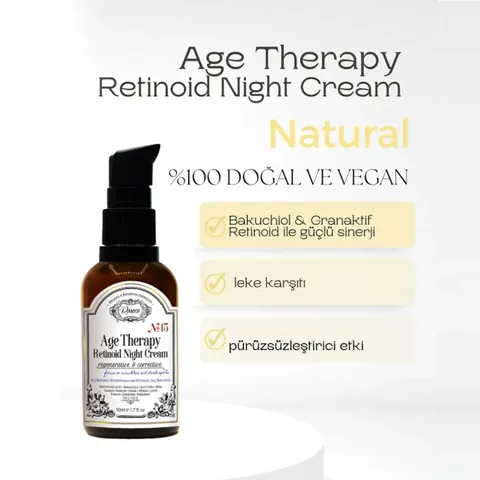 Rosece Age Therapy Night Cream 50ml - Anti-Aging Hydration