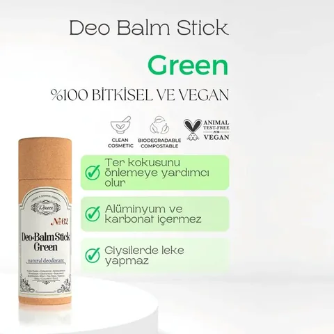 Rosece Mini Grünes Naturdeodorant - 12ml