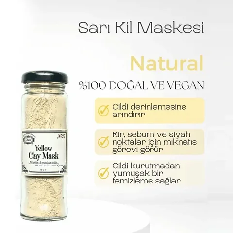 Rosece R27 yellow Clay Mask | Deep Purifying 95 ml